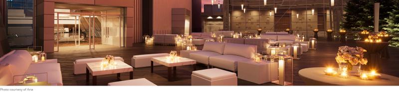 Aria Las Vegas outdoor event venue